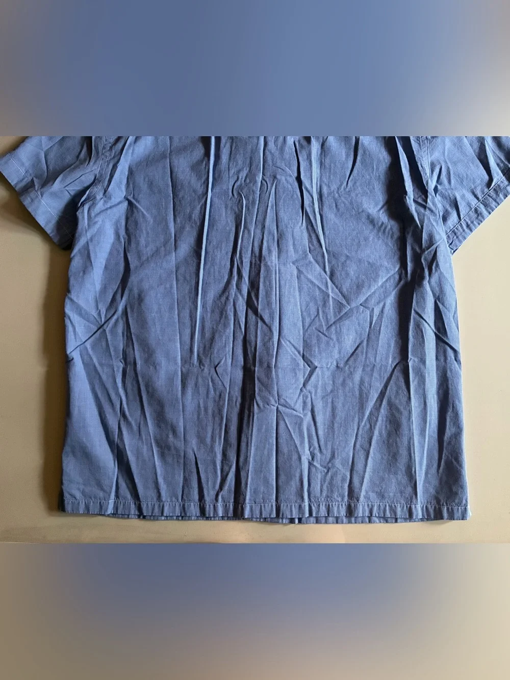 J.Crew Men's Short-sleeve Cotton Poplin Camp-collar Shirt . M. New without tags.